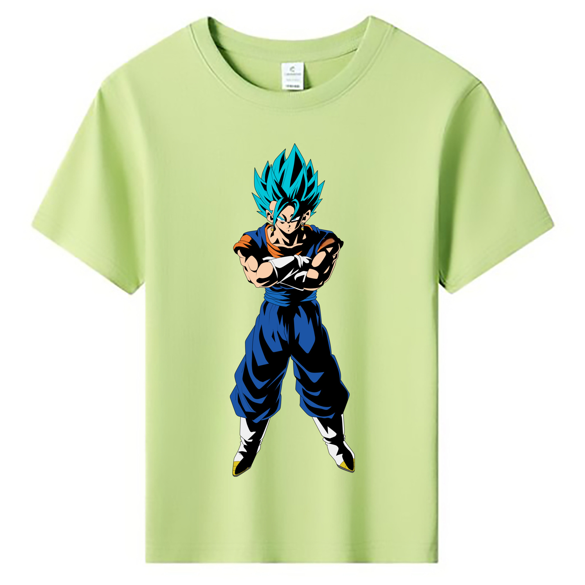 （画像用） ドラゴンボール ベジット DRAGON BALL Vegetto 綿100％キッズTシャツ（フロントプリント）